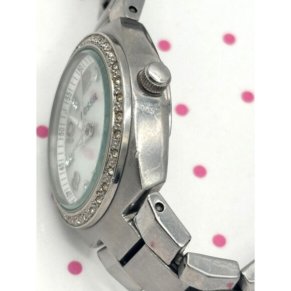 Fossil Women's Colleague Quartz Stainless Steel Three-Hand Watch AM4141 Working - Picture 16 of 16